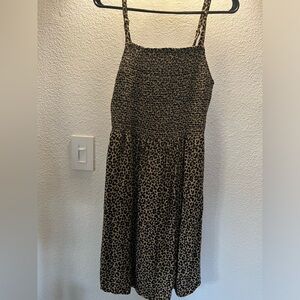 Old Navy leopard Cami dress 👗 with pockets